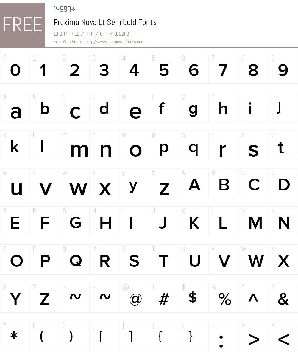 Gratis Proxima Nova Font Nedlasting Free Proxima Nova Font Download