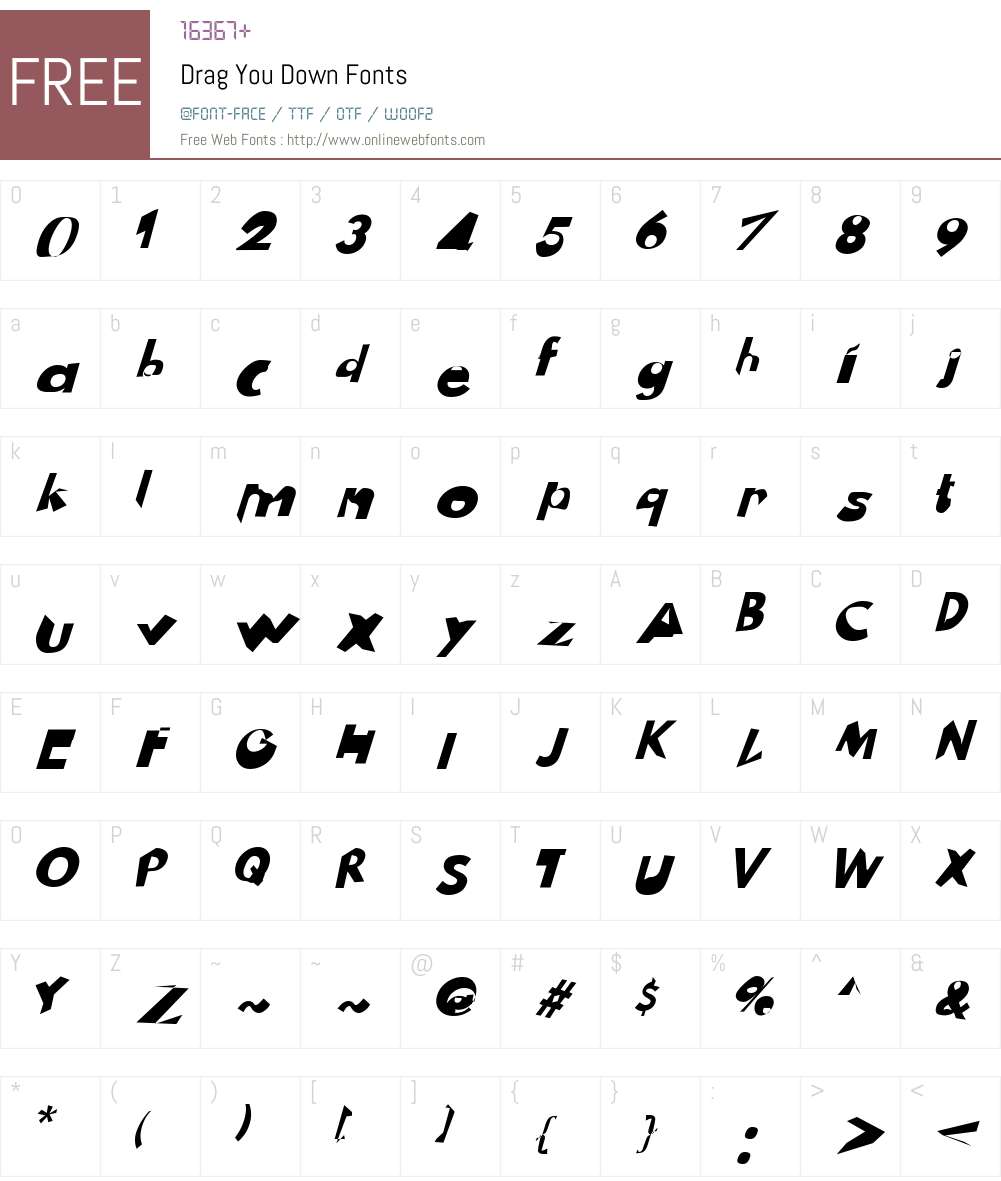 drag-you-down-0-97-fonts-free-download-onlinewebfonts-com