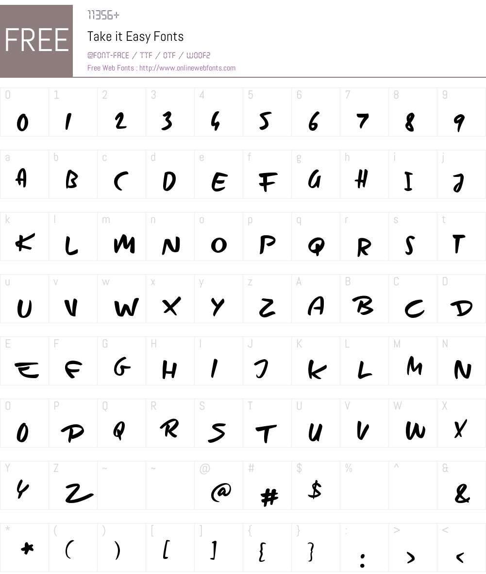 take-it-easy-1-000-2016-initial-release-fonts-free-download