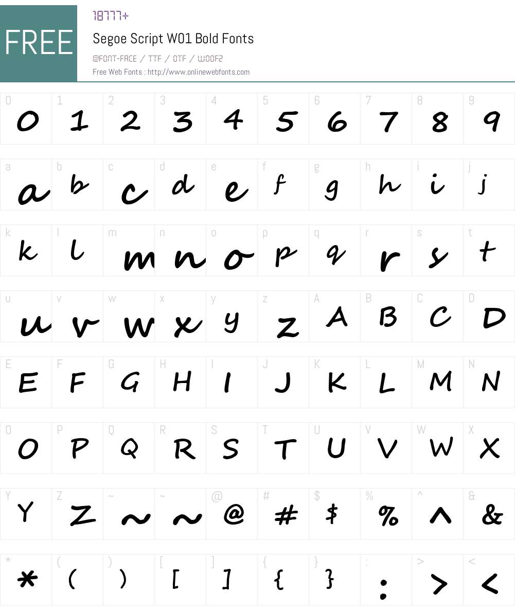 google fonts similar to segoe script bold