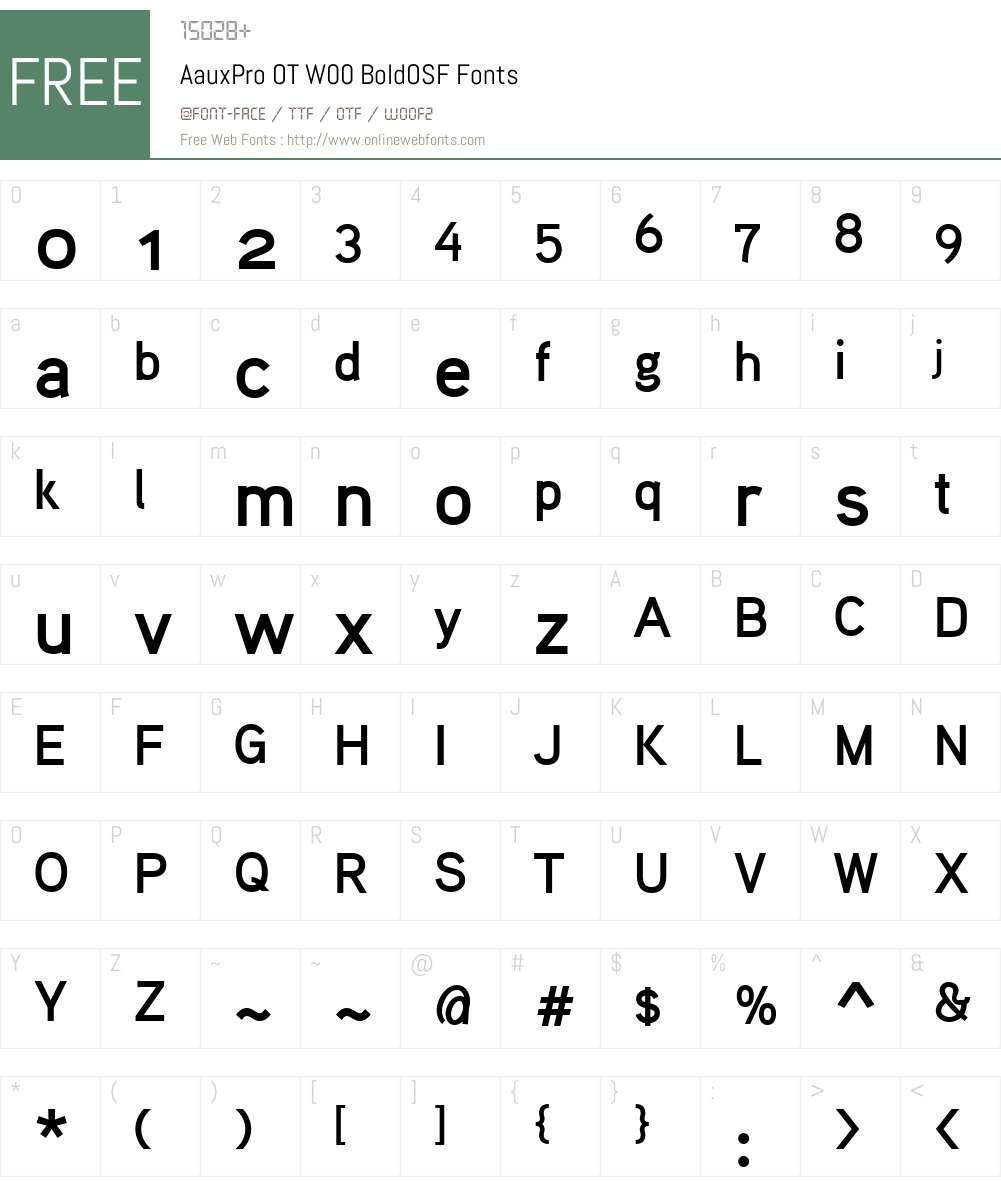 aaux bold font free
