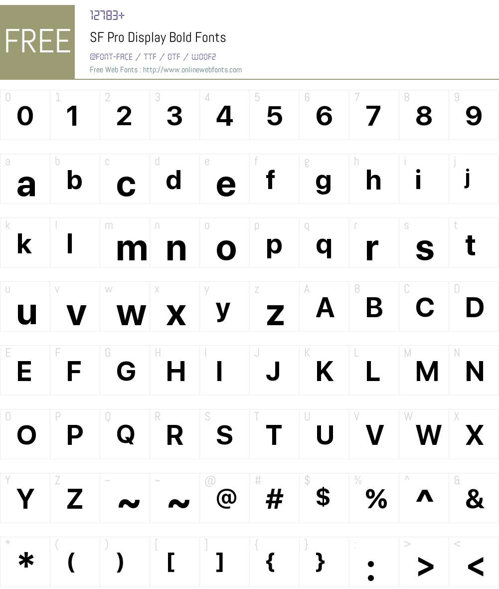 ios font ttf