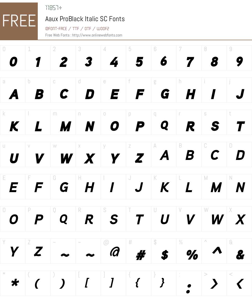 aaux bold font free