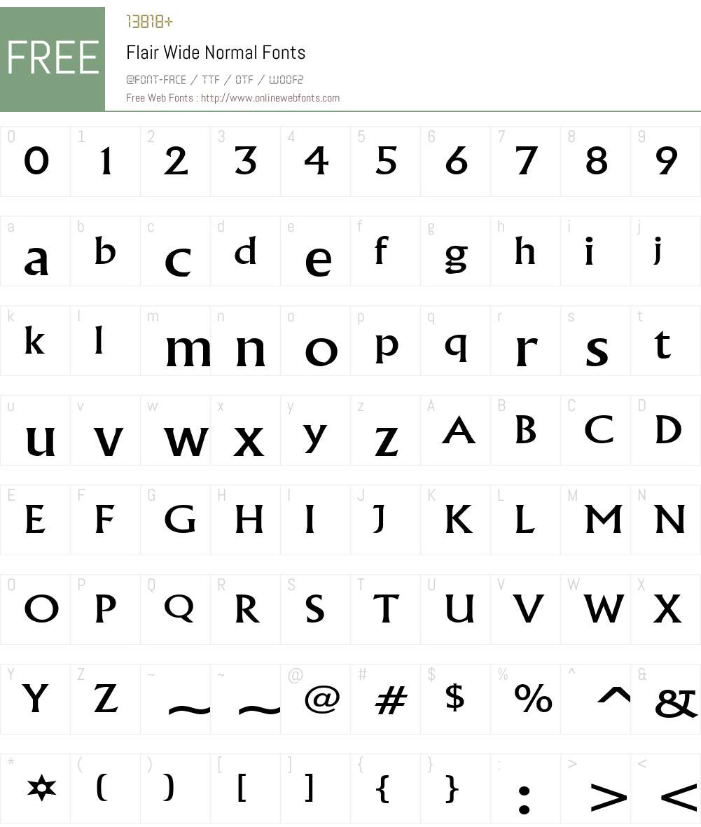 Flair Wide Normal Altsys Fontographer 4 1 2 1 95 Fonts Free Download