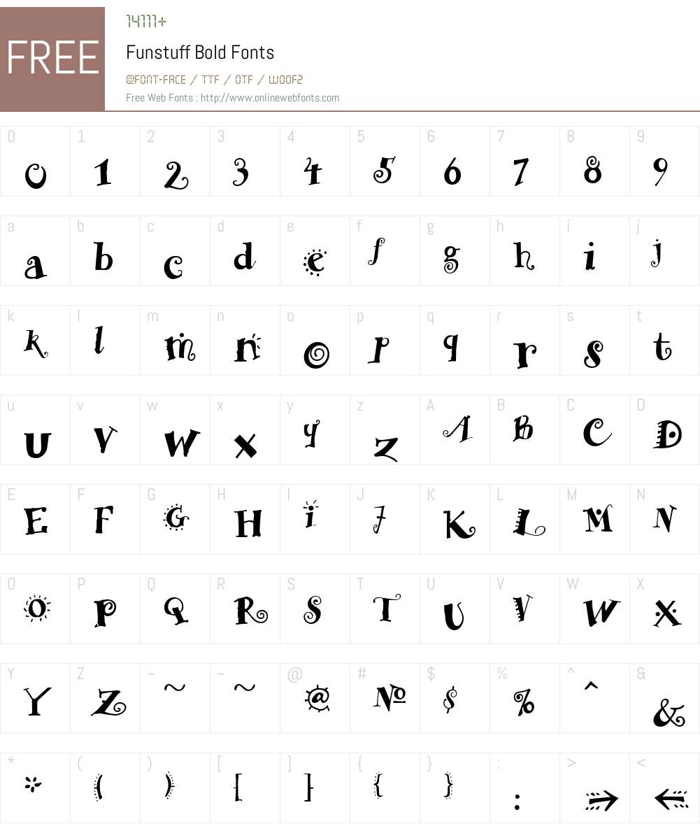 Funstuff Bold The Wsi Fonts Professional Collection Fonts Free Download