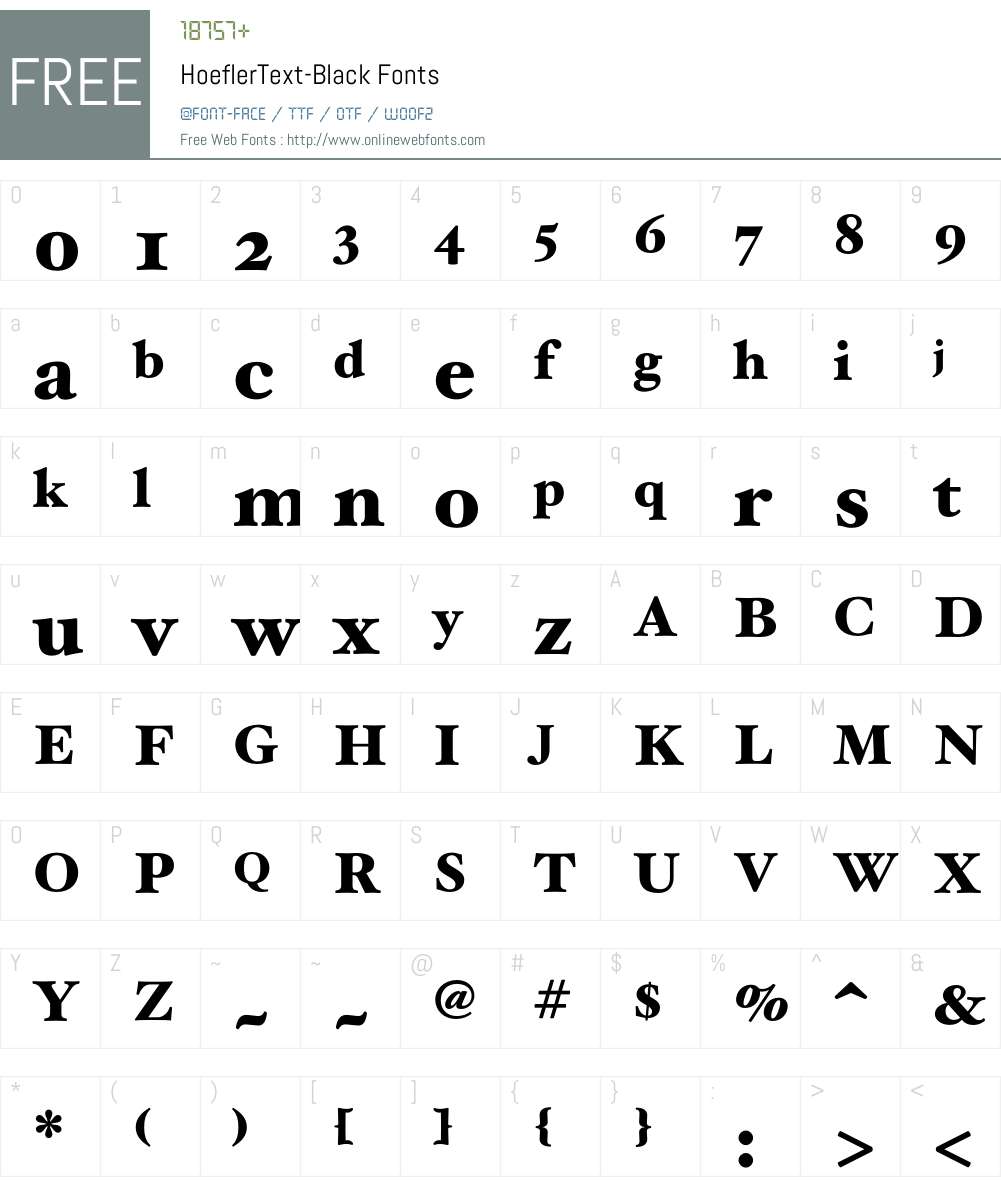 hoefler text font free download