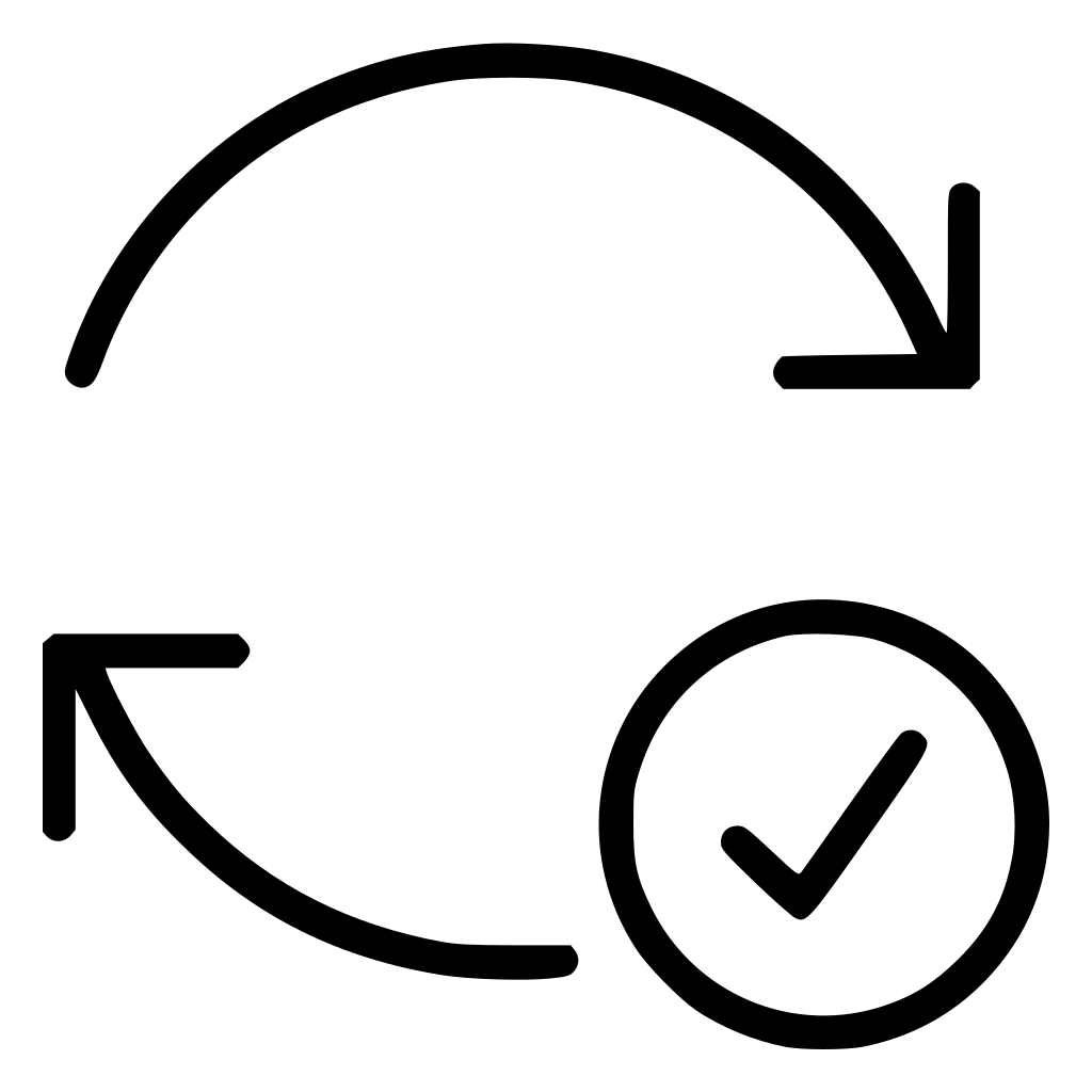 Refresh Normal Complete Update Updated Sign Arrow