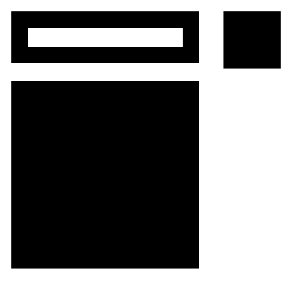 Right Sidebar Layout Interface Symbol