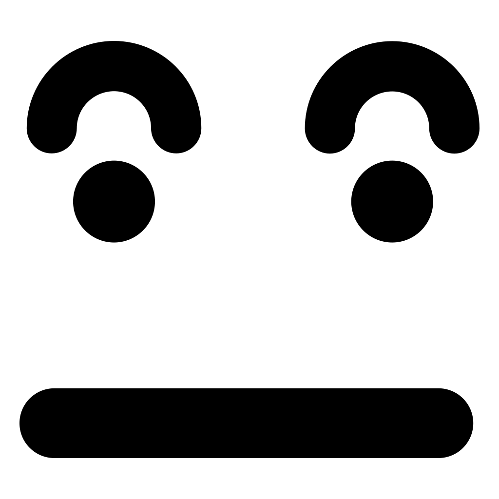 Surprised Emoticon Square Face