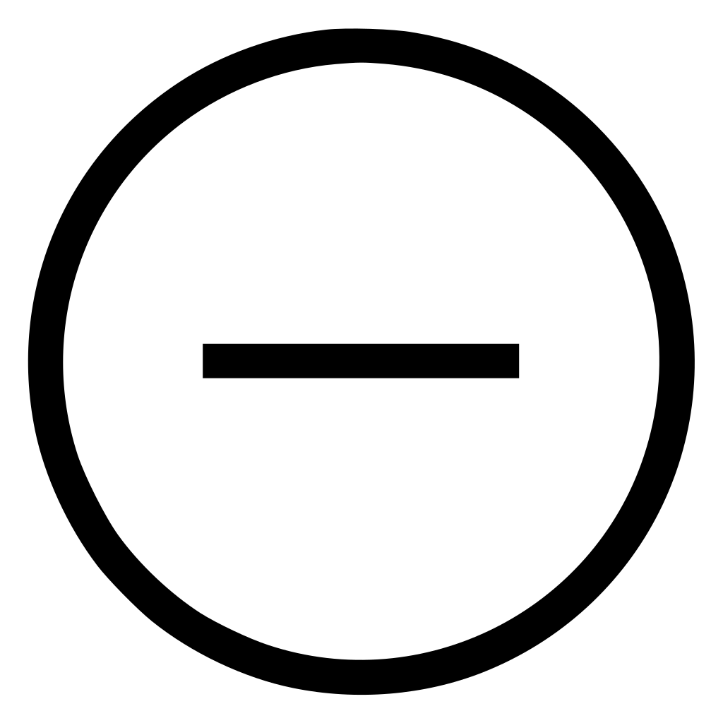 Minus Circle