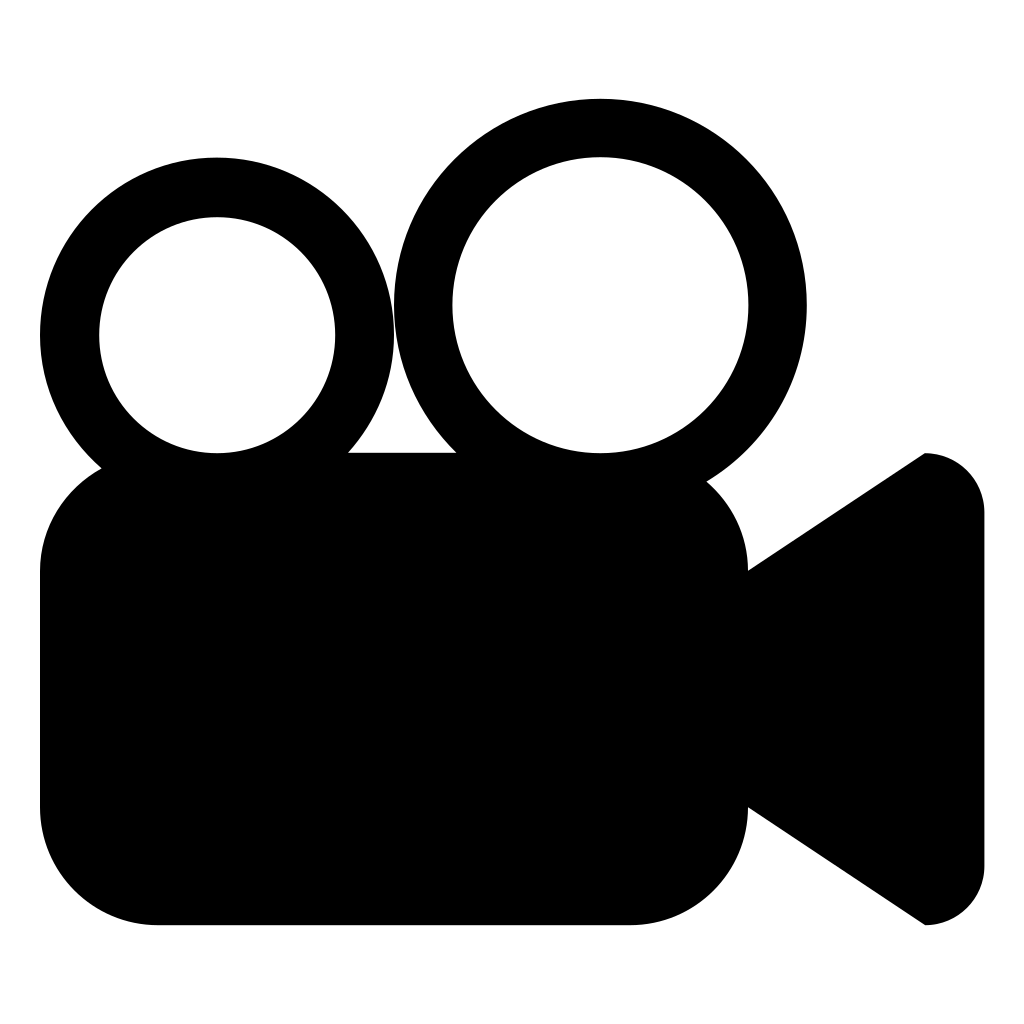 Movie Symbol Of Video Camera