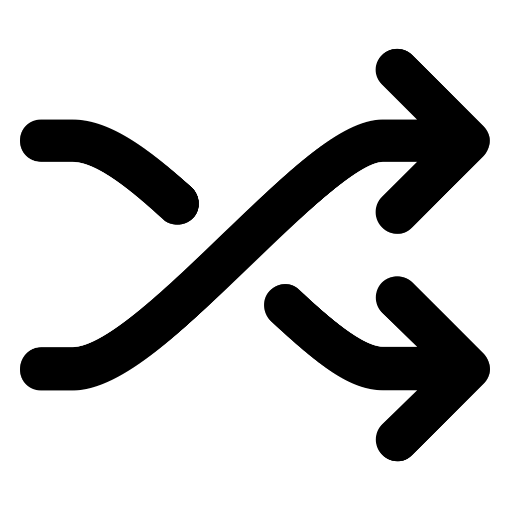 Arrows Of Media Shuffle