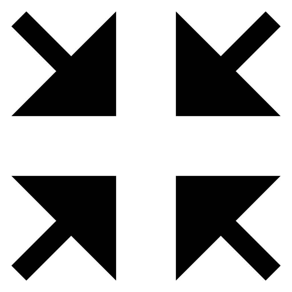 Four Arrows Facing Each Other