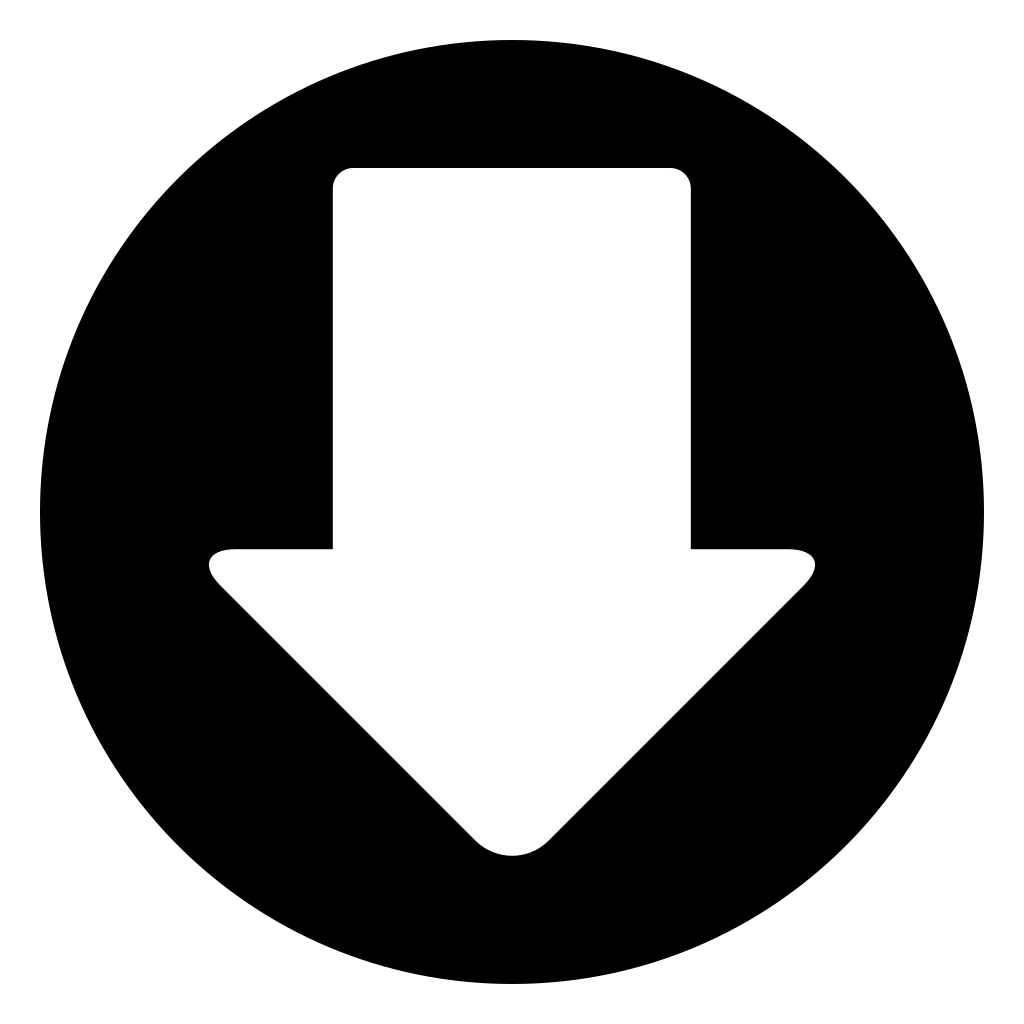 Down Arrow In A Circle