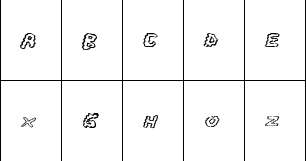 Max Infeld Xerographer Fonts