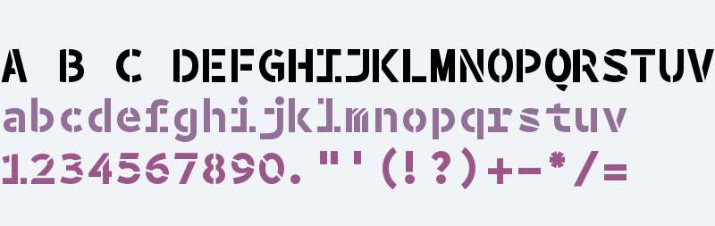 BPmonoStencil Bold