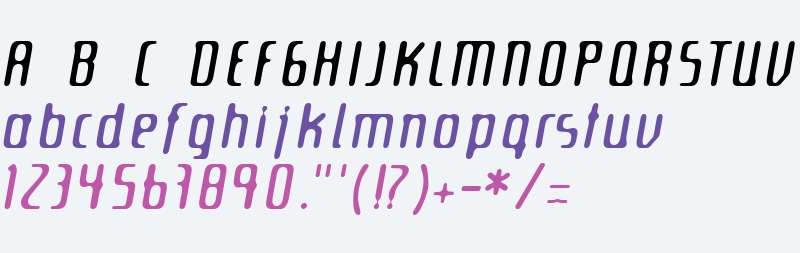 UltranovaItalic W00 Regular