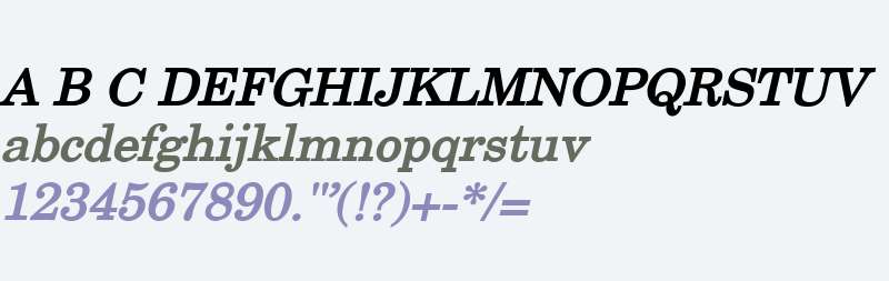 New Boston Wide Bold Italic