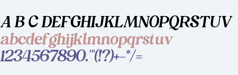 Mitogen Display Italic