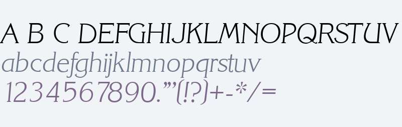 KorinthSerial-Xlight-Italic