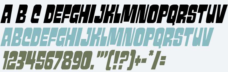 Movie Monster Condensed Italic