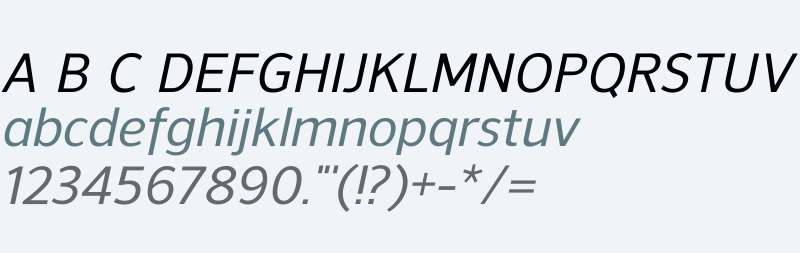 NuOrder W00 Medium Italic