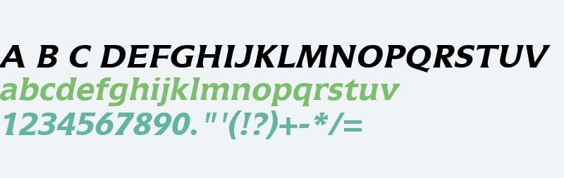 Icone W02 66 Bold Italic