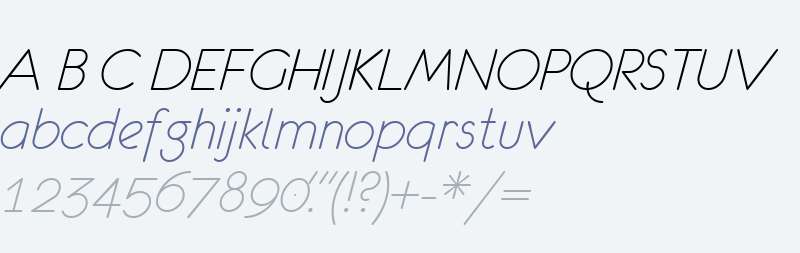 eurofurence light  italic