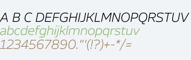 Scandium Light Italic