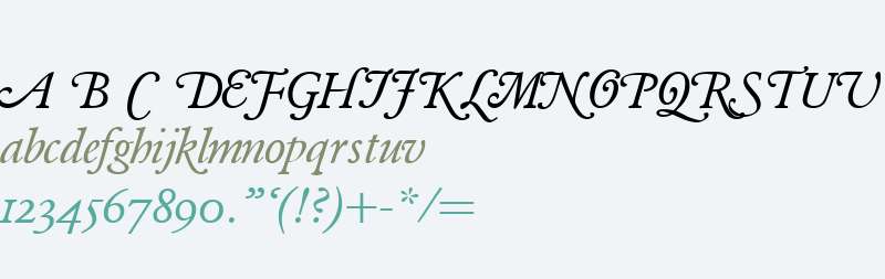 ClassicGaramondSwash-RegularItalic DB