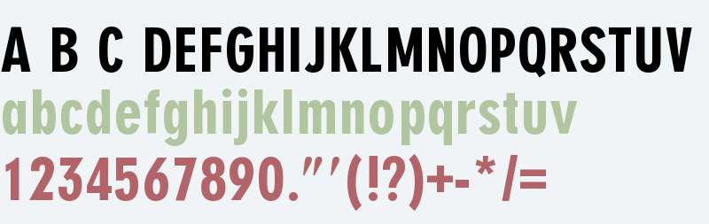 Neuzeit Grotesk Extra-condensed Black