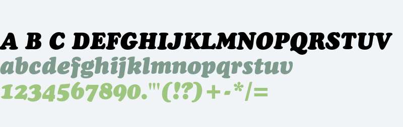 Bitstream Cooper Black Italic Headline