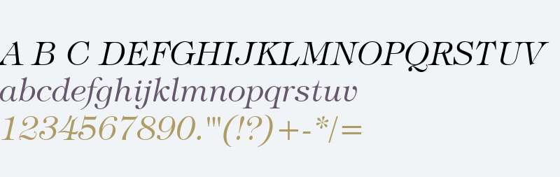 Tiffany Light Italic BT