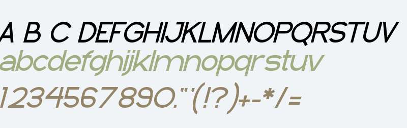 Boddrex Light Italic