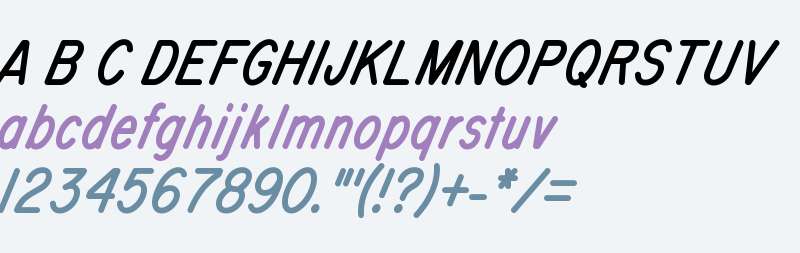 Routed Gothic Narrow