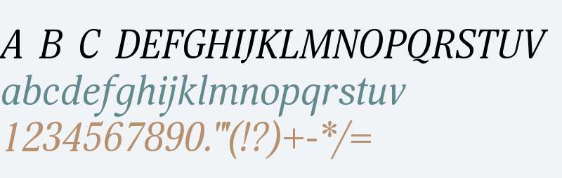 Margon 400 Italic W08 Regular