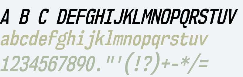 NK57MonospaceCdSb-Italic