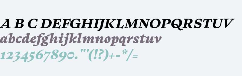 PP Writer Black Italic