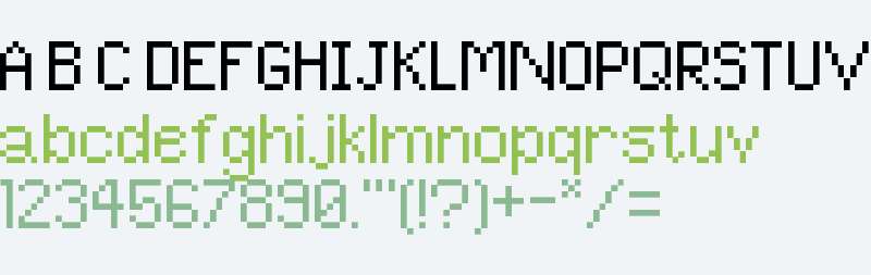 Pixel UniCode Regular