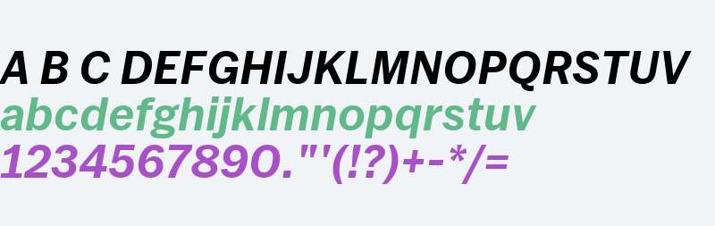 MoMA Sans Web Semibold Italic