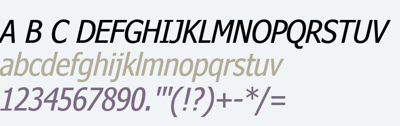 Nina W99 Italic