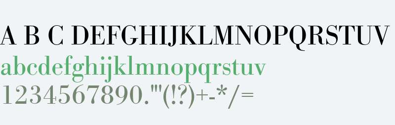 Bodoni Antiqua W01 Regular