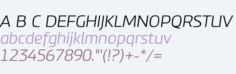 PF Benchmark W01 Light Italic