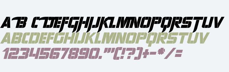 Sharp Avienne Italic