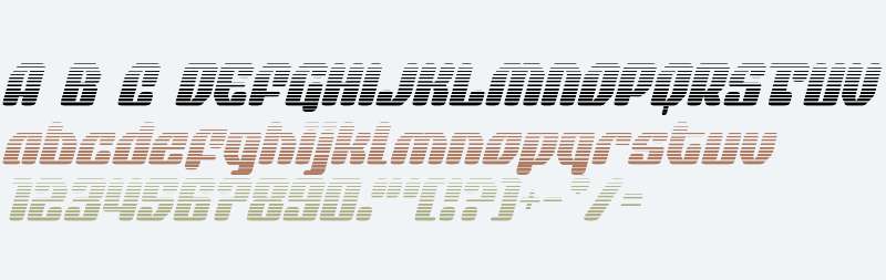 Quasar Pacer Gradient Italic