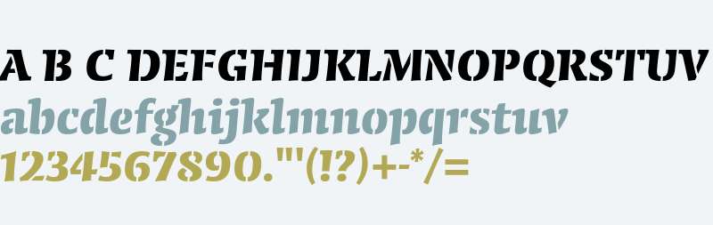 Conga Brava Stencil Std Bold