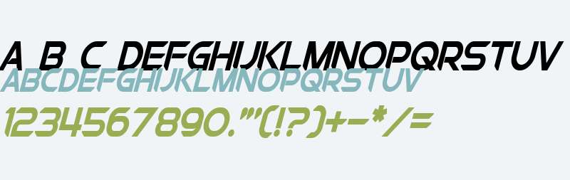 Chromia Supercap Condensed Bold Italic