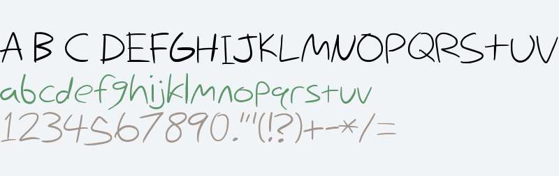 Nihilschiz Handwriting