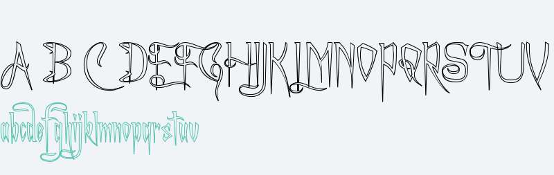 A Charming Font Outline V1