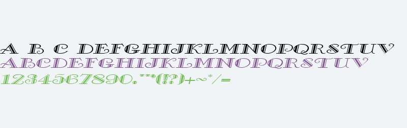 Gallery Wide Italic